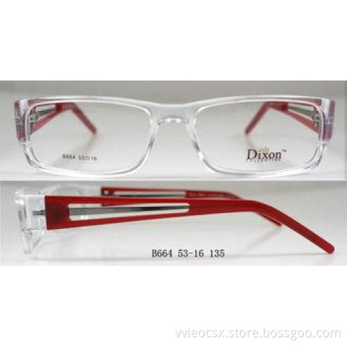 Light Colors Full Rim Acetate Optical Frames , Small Oval O